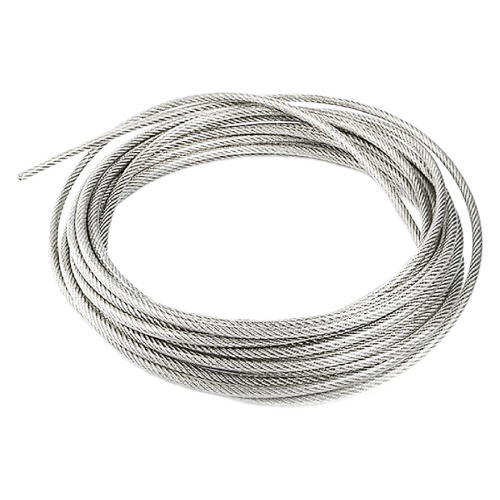 SHOP 9/16 6 X 25 316 STAINLESS STEEL WIRE ROPE