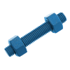 SHOP 1/2-13 X 3 A193 B7 ALL THREAD STUDS XYLAN COATED