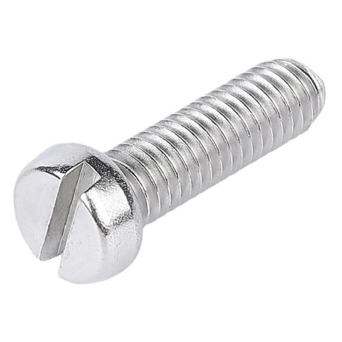SHOP M2-.40 X 10MM A-2 STAINLESS STEEL SLOTTED CHEESE HEAD MACHINE SCREW
