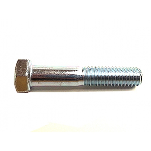 SHOP 1-8 X 8 A307 HEX HEAD CAP SCREW ZINC PLATED